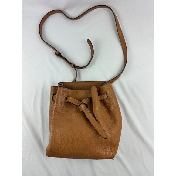 ANNABEL INGALL Georgia Bucket Bag Toffee - Picture 1 of 9